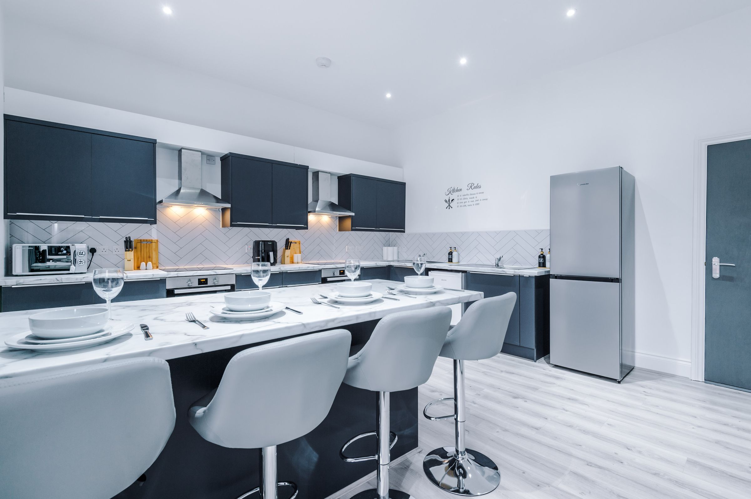 Shared kitchen in an HMO we manage